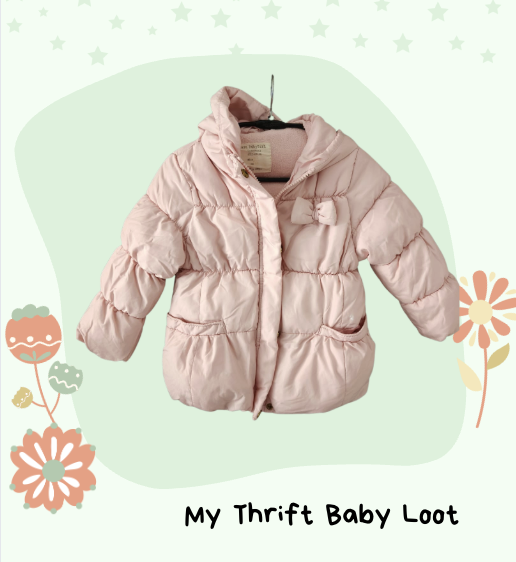 Like New Zara Baby Girl Bomber Jacket (2-3 years)